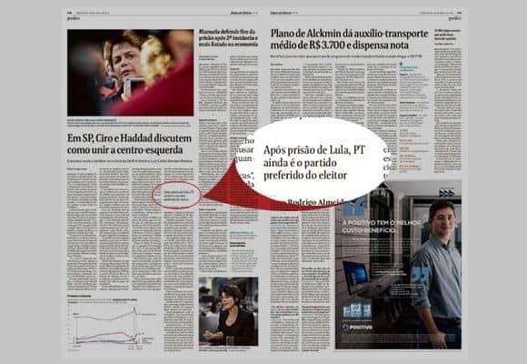 Folha esconde Lula PT partido preferido eleitor