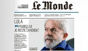 Lula na capa do Le Monde