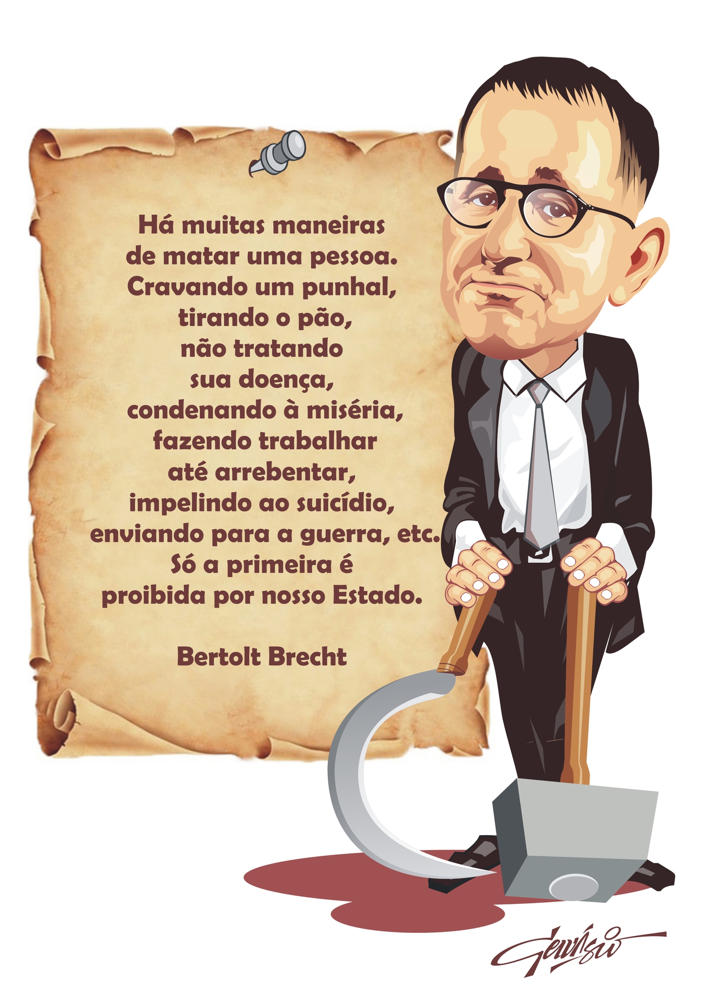 Gervásio e os pecados capitais de Bertolt Brecht