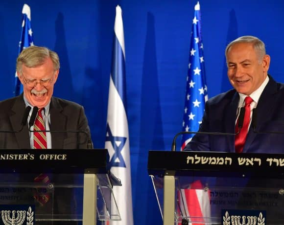 John Bolton e Bibi Netanyahu