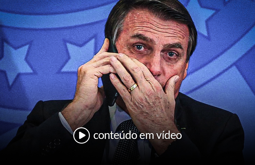 Bolsonaro tramando a queda