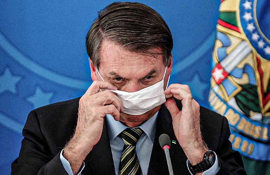 Bolsonaro se nega a provar que ele não tem coronavírus