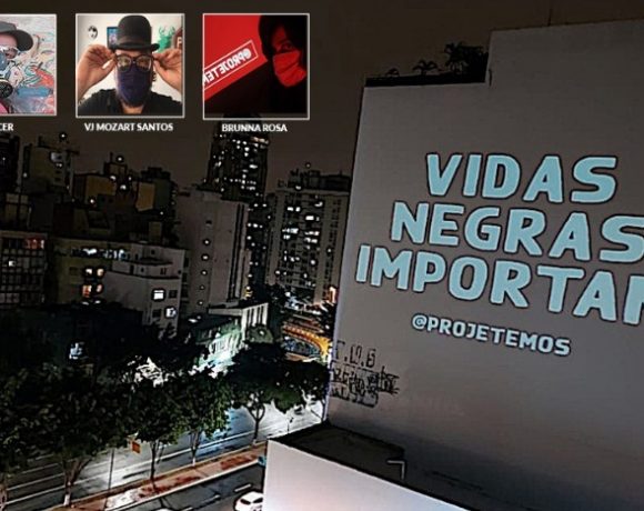 O Brasil adere ao protesto hightech em vez de panfletos, outdoors-relâmpago.